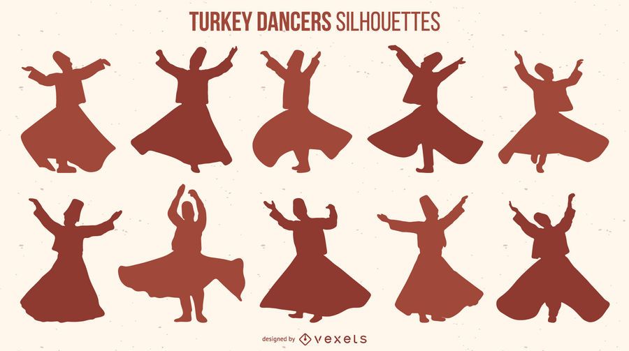 Turkey Dancer Pack Silhouette Turkey Dancer Pack Silhouette