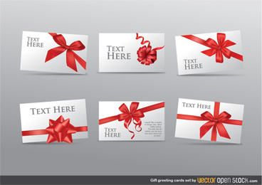 Gift Greeting Cards set
