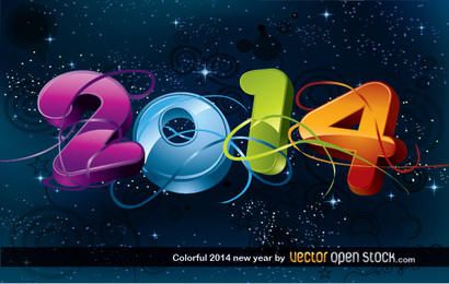 Colorido año nuevo 2014