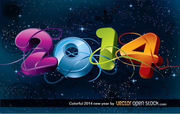 Ano novo colorido de 2014