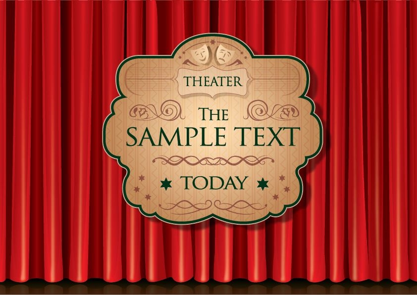 Theater Curtain illustration