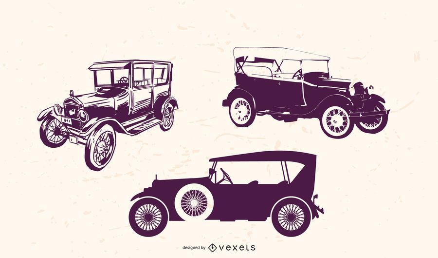 Grungy Detail Vintage Car Pack Grungy Detail Vintage Car Pack