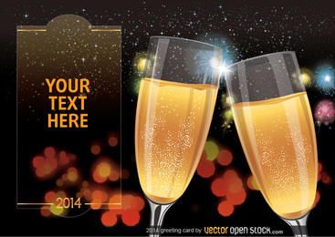 2014 Toast Greeting Card