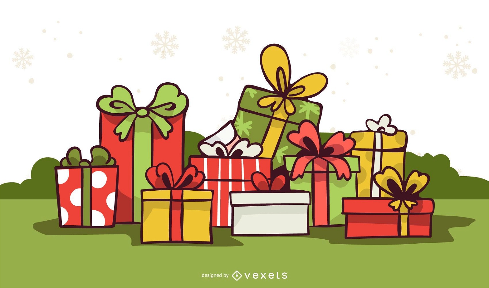 Adornos y regalos de Navidad 3D