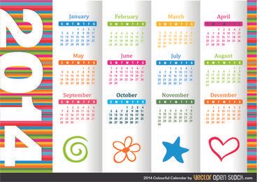 Bunter Kalender 2014
