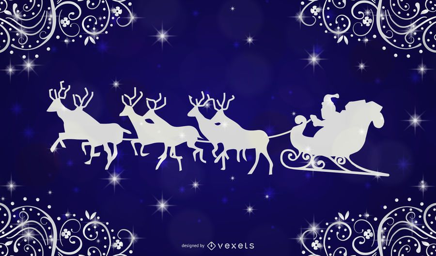 Swirly Frame Xmas Card Layout Swirly Frame Xmas Card Layout