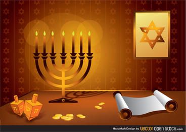 Diseño de Hanukkah Diseño de Hanukkah
