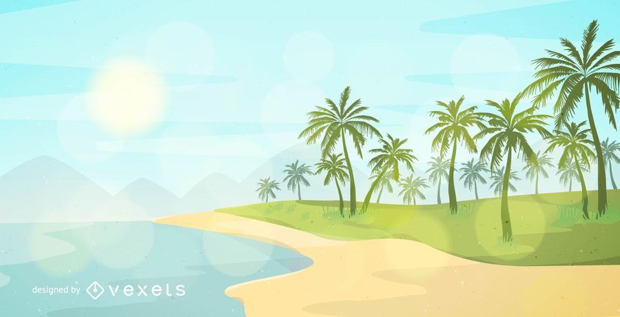 Día de verano diseño de playa Día de verano diseño de playa