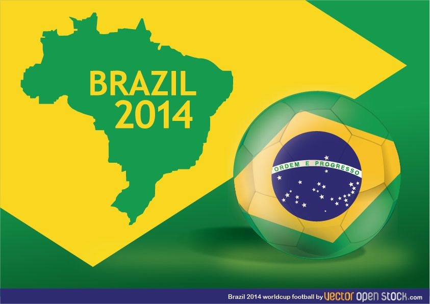 Brazil 2014 Worldcup football
