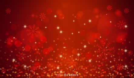 Shiny Background With Xmas Lights Vector Download