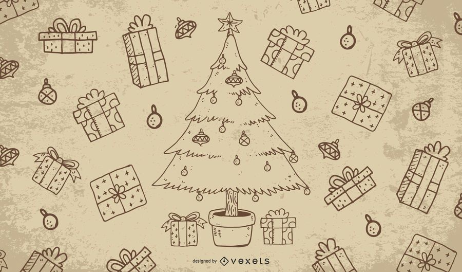 Grunge Vintage Weihnachten Design Grunge Vintage Weihnachten Design