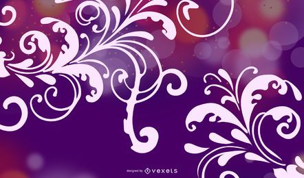 Floral & Lights illustration