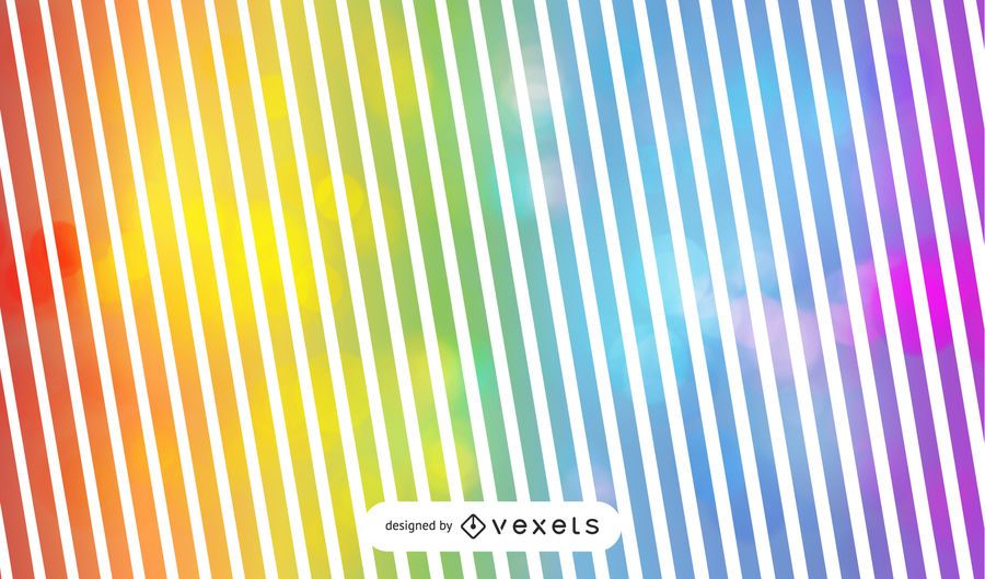 Gestreifter Regenbogen-Hintergrund mit Blasen Gestreifter Regenbogen-Hintergrund mit Blasen