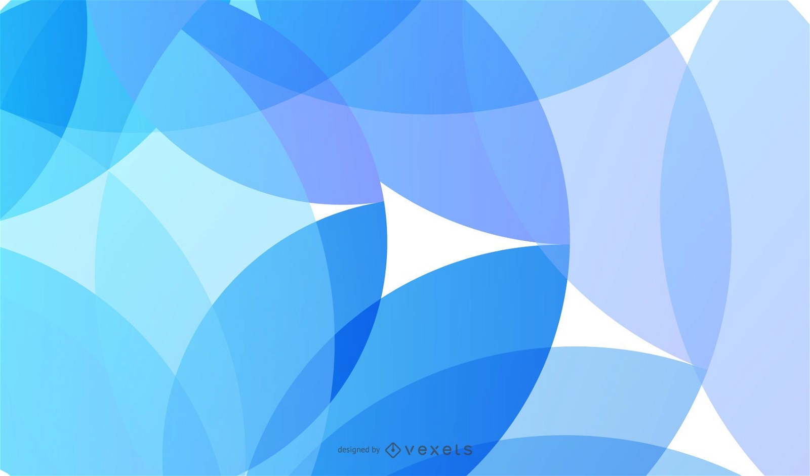 Abstract Blue Circle Background Vector