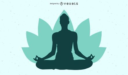 Women Cartoon Yoga Pose