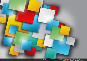 Hintergrund der abstrakten Quadrate