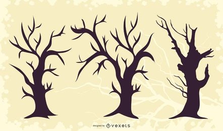 Dead Crooked Tree Pack Silhouette