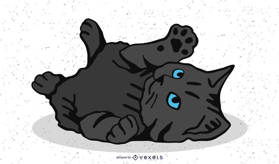 Pequeno gato vector Pequeno gato vector
