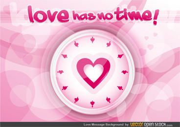 Fondo de mensaje de amor