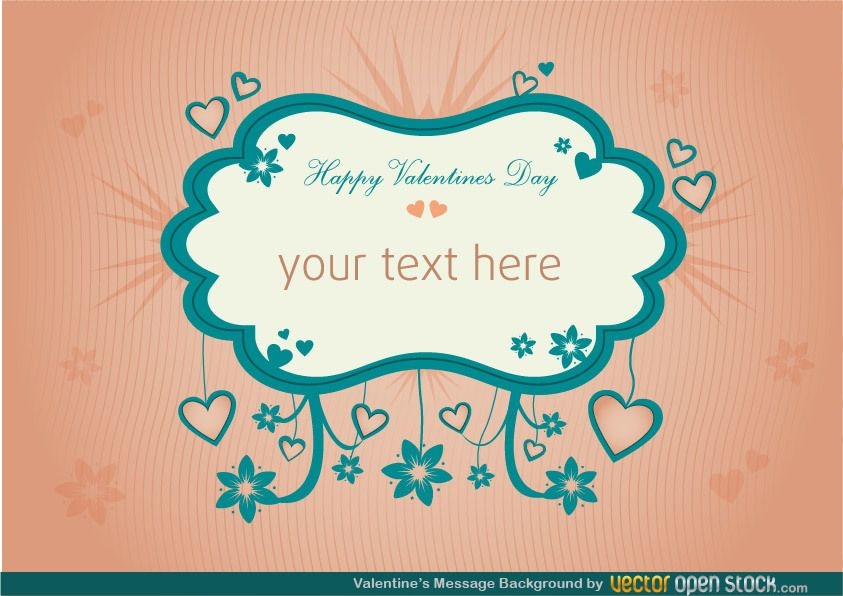 Valentines Message Background
