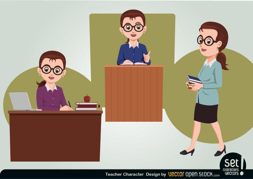 Teacher Character Set Teacher Character Set