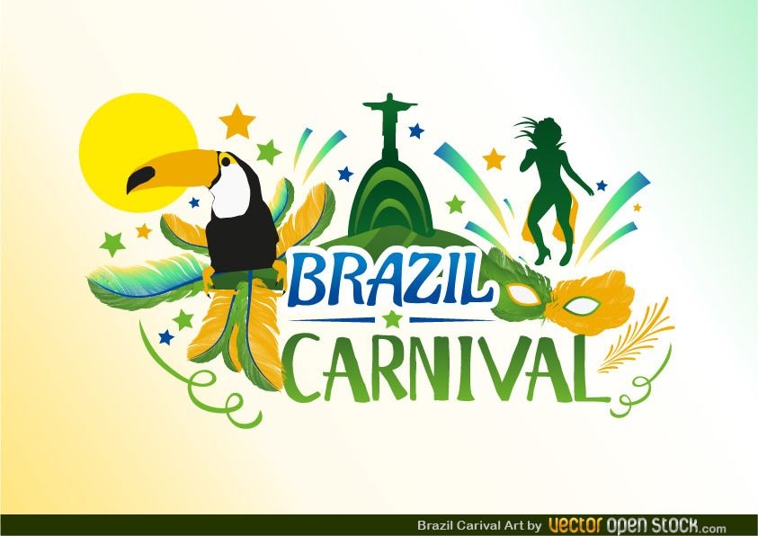 Brasilien Karneval Design
