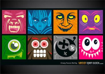 Crazy Faces Set