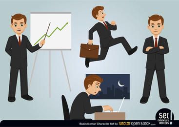 Businessman Character Set