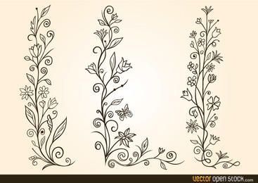 Zierblumendesign