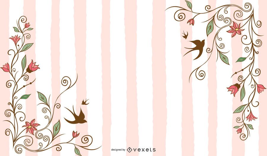 Fundo Floral adorável criativo Fundo Floral adorável criativo