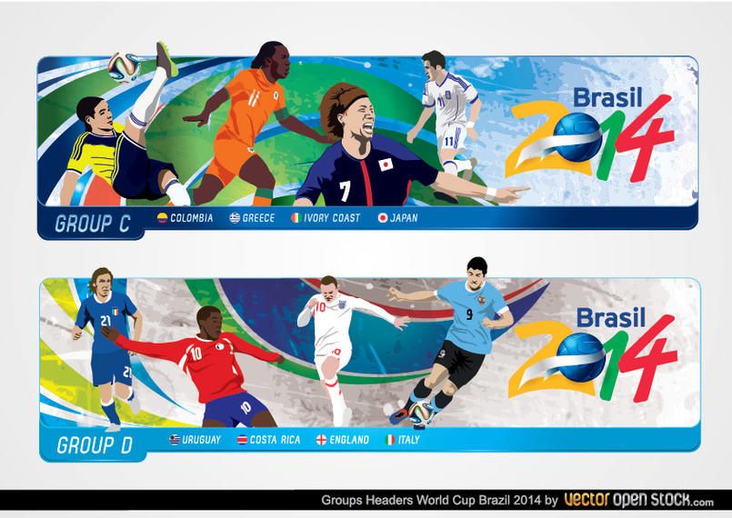 Brazil 2014 World Cup Headers Brazil 2014 World Cup Headers