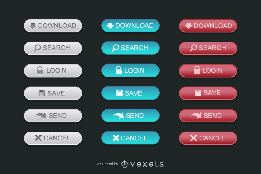 Glossy Creative Web Button Pack Glossy Creative Web Button Pack