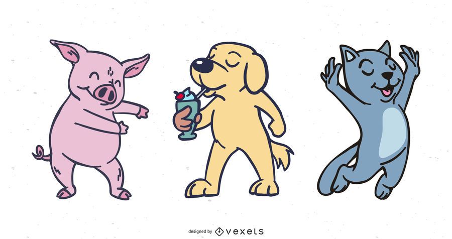 Funky Cartoon Character Pack Funky Cartoon Character Pack