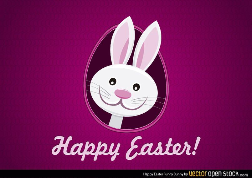 Happy Easter Funny Bunny Happy Easter Funny Bunny