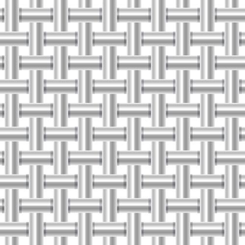Silver Metallic Pipe Pattern Background