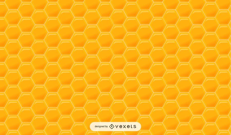 Glossy Hexagonal Honey Pattern Glossy Hexagonal Honey Pattern