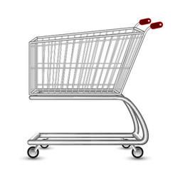 Carrito de compras 3D realista