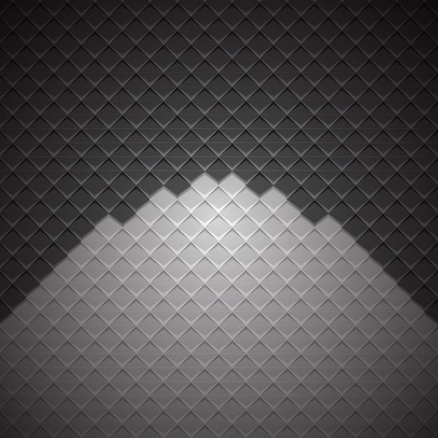 Geometrischer kubischer dunkler Checker-Hintergrund