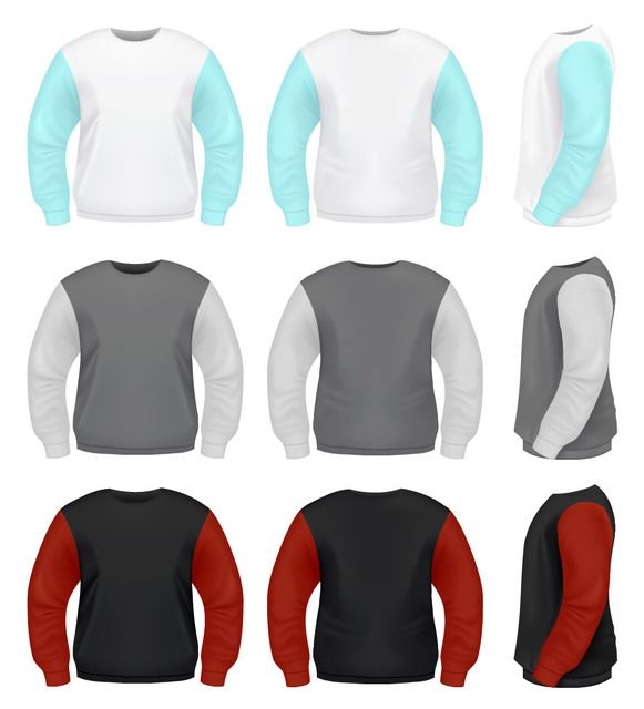 Realistic Sweater Pack Template
