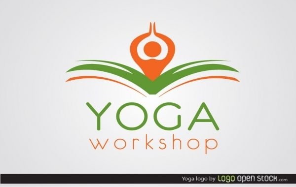 Plantilla de logotipo de yoga