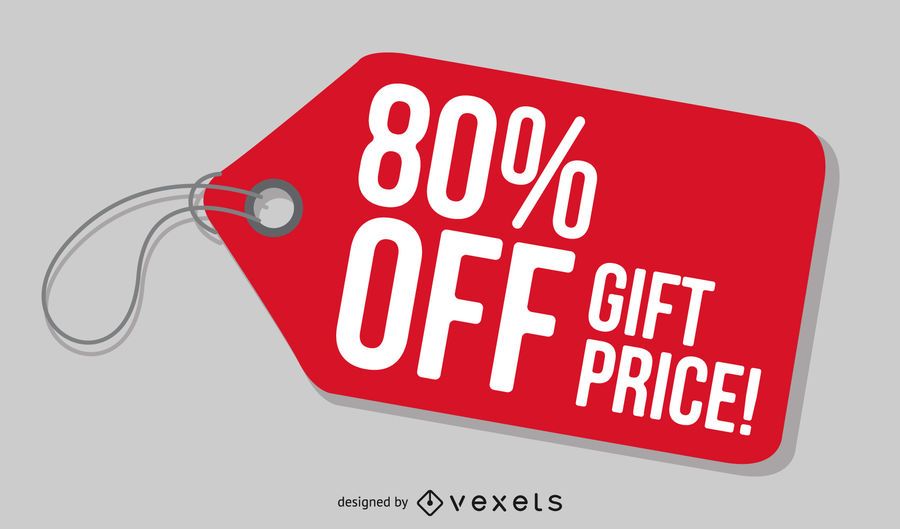 Abstract Gift Price Tag Template Abstract Gift Price Tag Template
