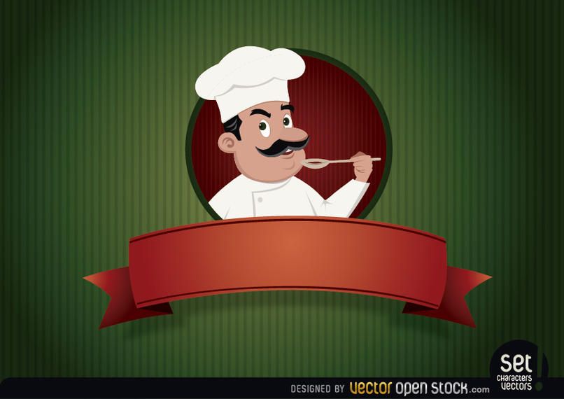 Restaurant logo With Chef Restaurant logo With Chef