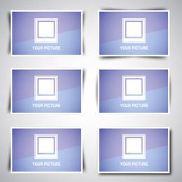 Paquete de cuadro de imagen web con diseños de sombra