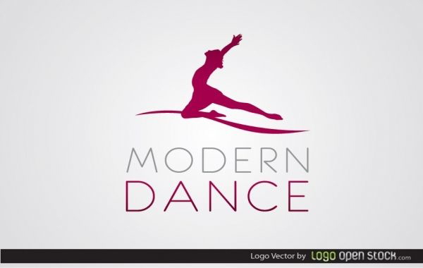 Logotipo de dança moderna