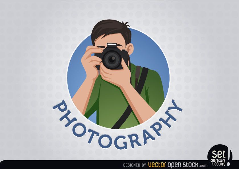 photography icon vector