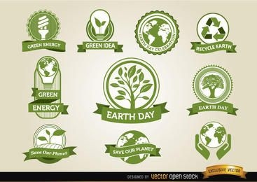 Earth Day Labels