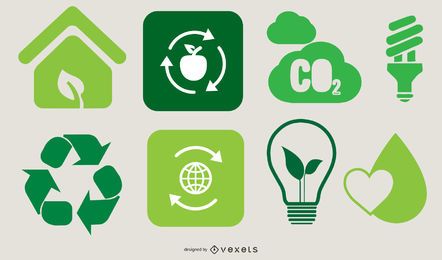 Ecological Go Green Design Set Ecological Go Green Design Set