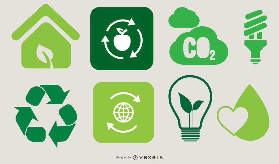 Ecological Go Green Design Set Ecological Go Green Design Set