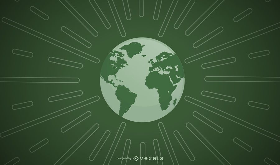 Green Earth Background with Bubbles Green Earth Background with Bubbles