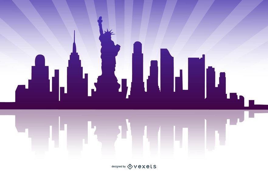 New York Reflected Skyline New York Reflected Skyline